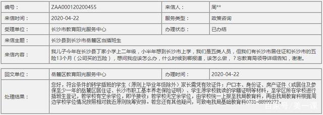 長沙縣轉(zhuǎn)學(xué)至長沙市插班所需條件及辦理流程